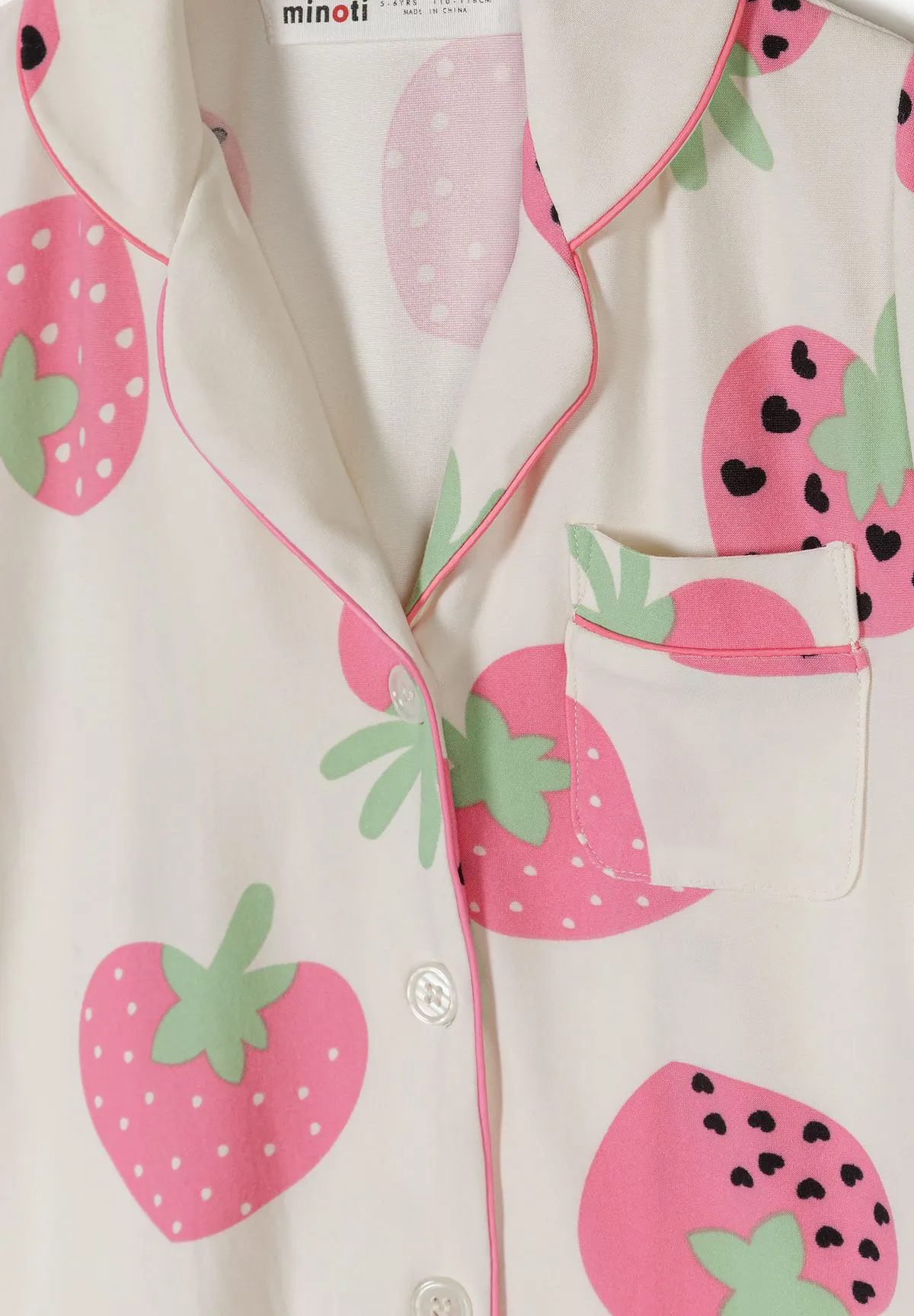 Minoti 44907 pyjamas 2-pak 104 kort bomuld