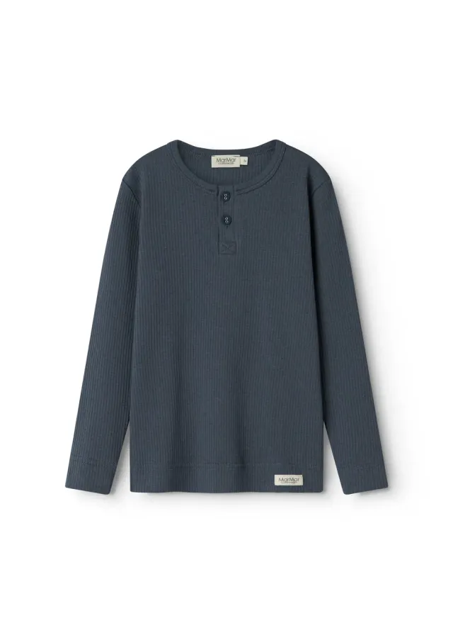 MarMar Tee LS t-shirt Blue blå modal 68-152
