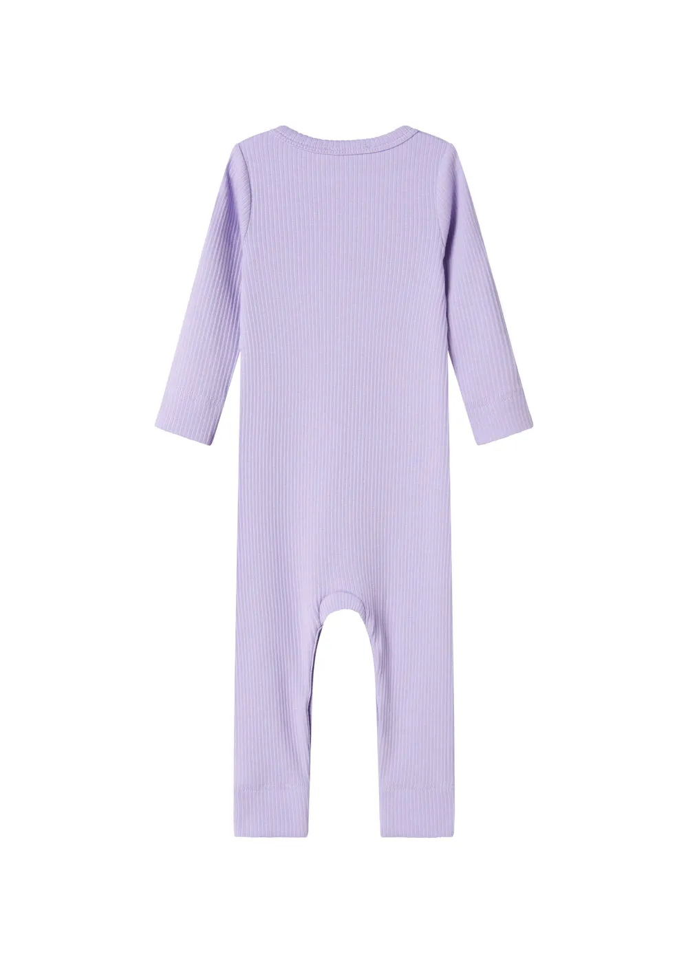 MarMar Copenhagen Rompy heldragt Soft Lavender rib
