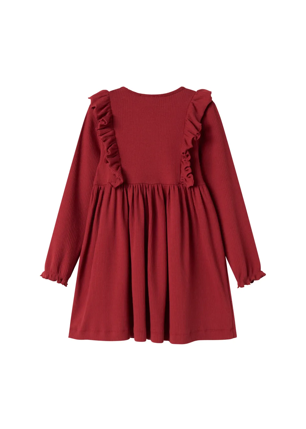 MarMar Dress Dikte kjole Hibiscus Red rib