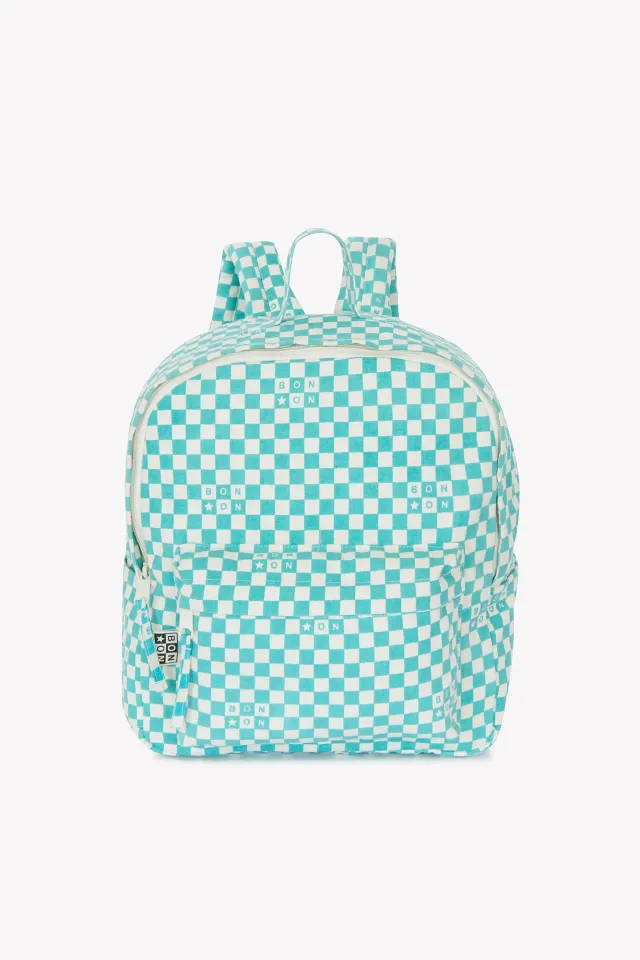 Bonton Damier Bleu Vintage rygsæk blå vintage TU