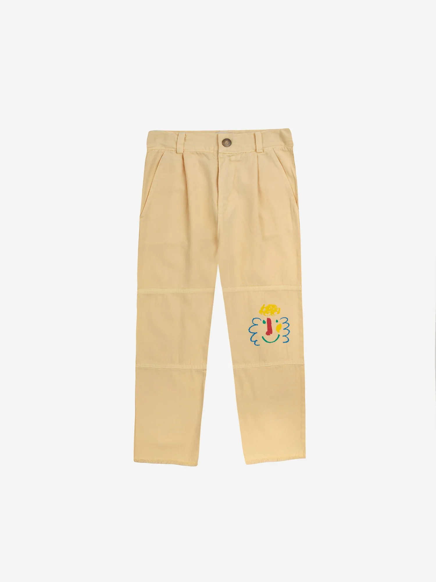 Bobo Choses Happy Mask chino bukser lysegul
