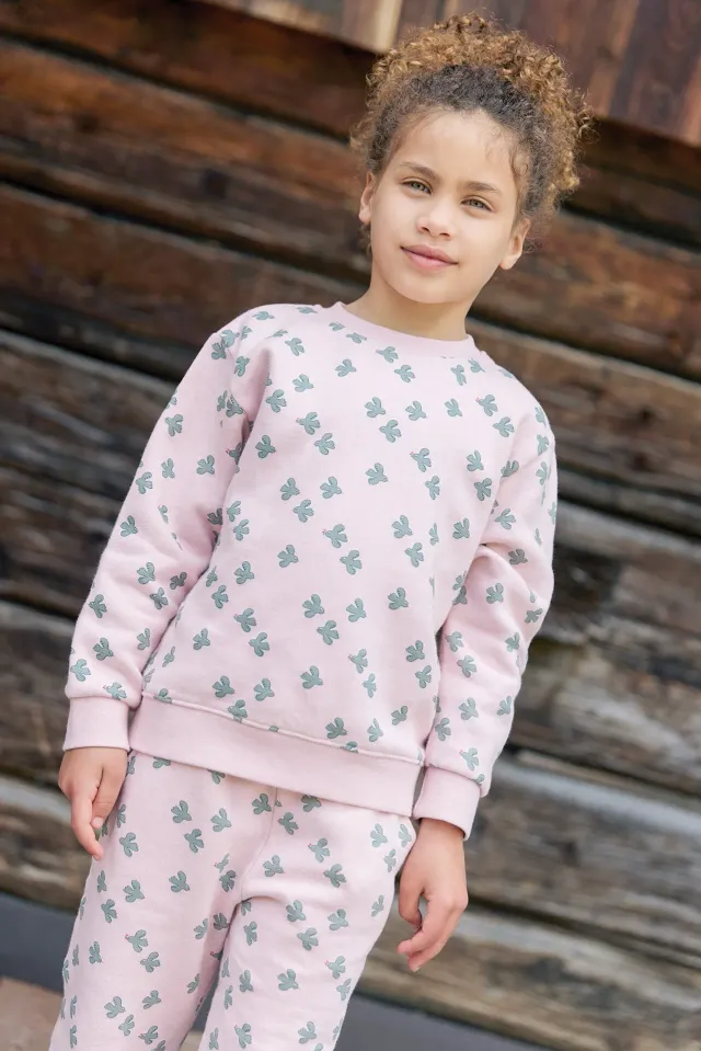 Bonton Smile Birdy Little Birdy sweatshirt lyserød