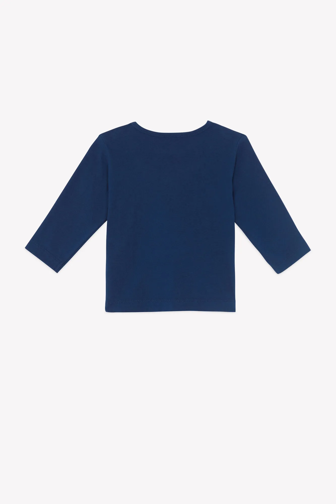 Bonton Taxi Donut T-shirt blå bomuld baby 2 knapper