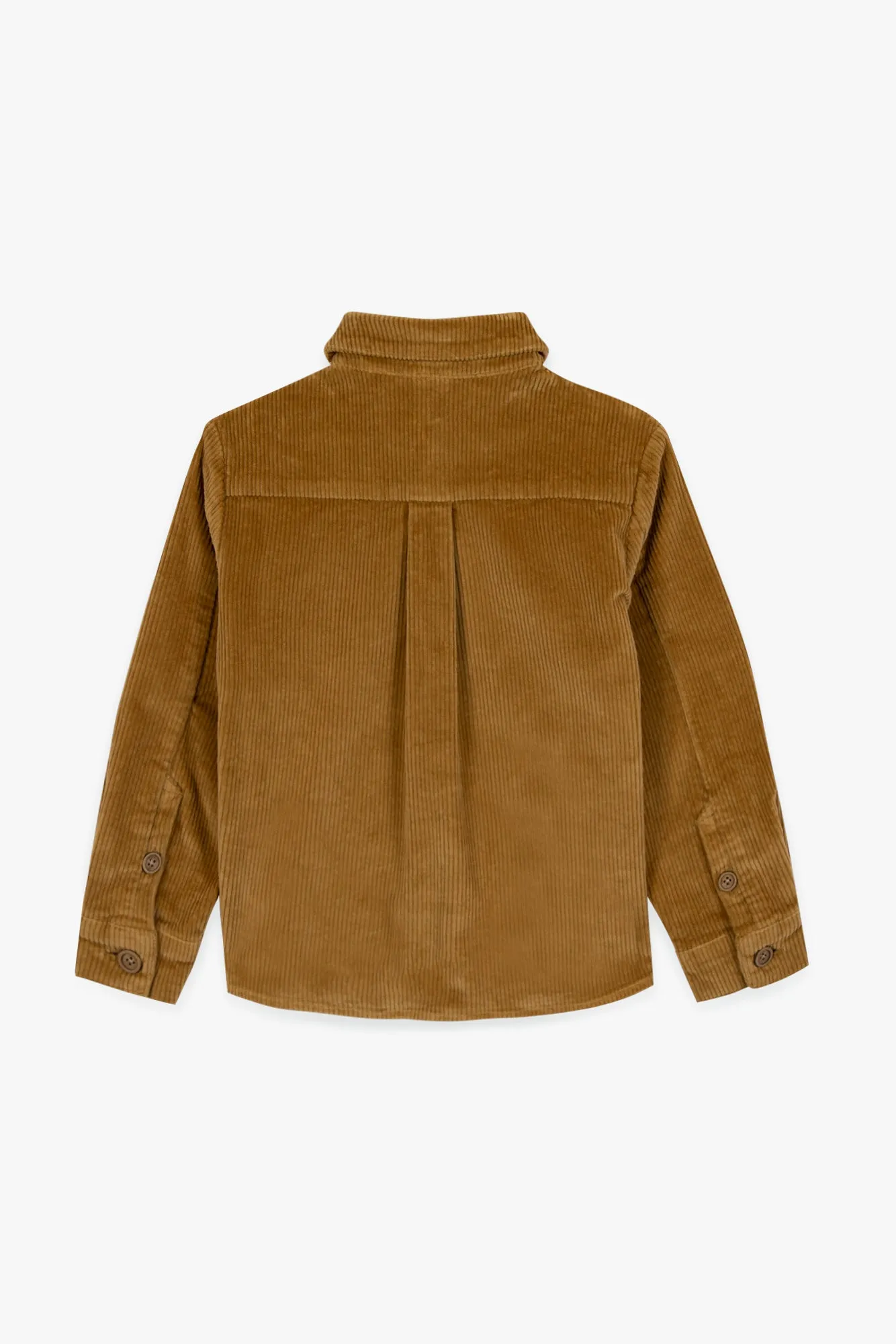 Bonton Lenny Barn overskjorte fløjl str 6A brun