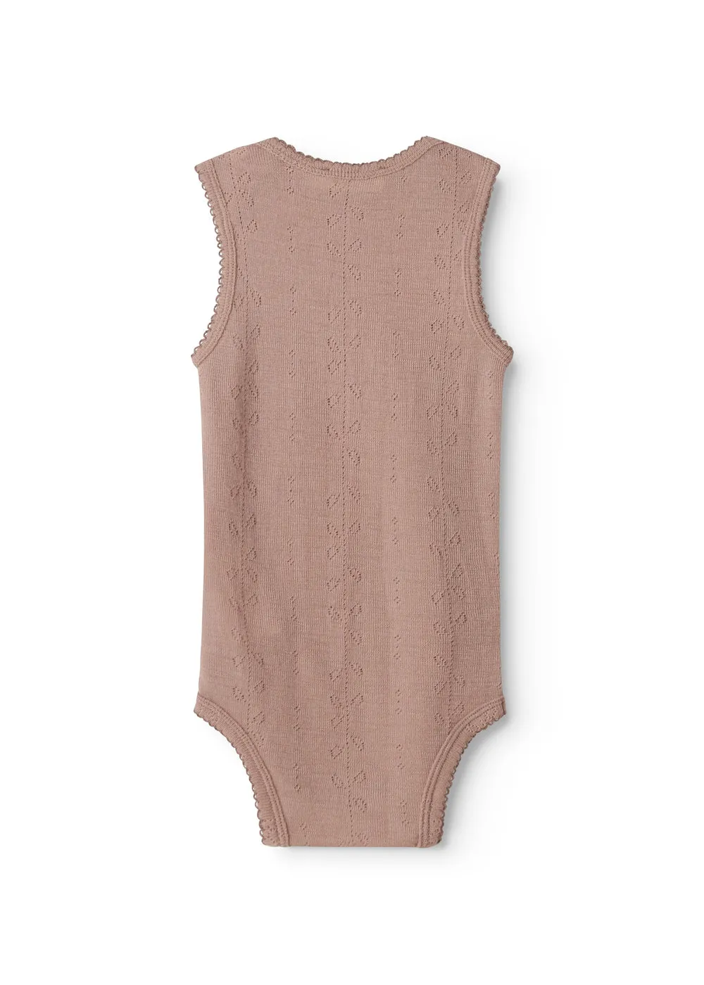 MarMar Jeans Uld Pointelle Bini bodystocking Burnt Rose