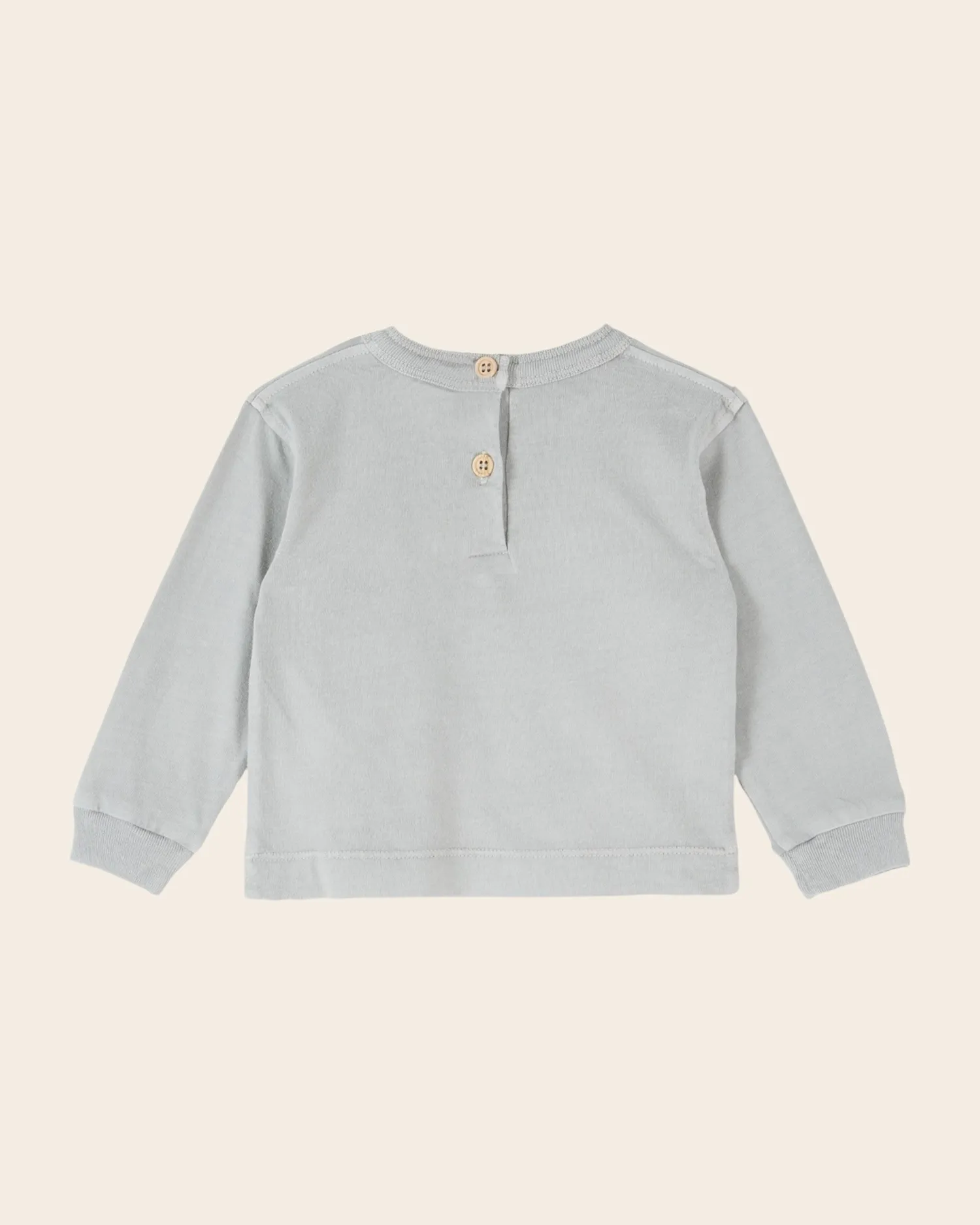 Emile et Ida Chien scooter t-shirt grå langærmet
