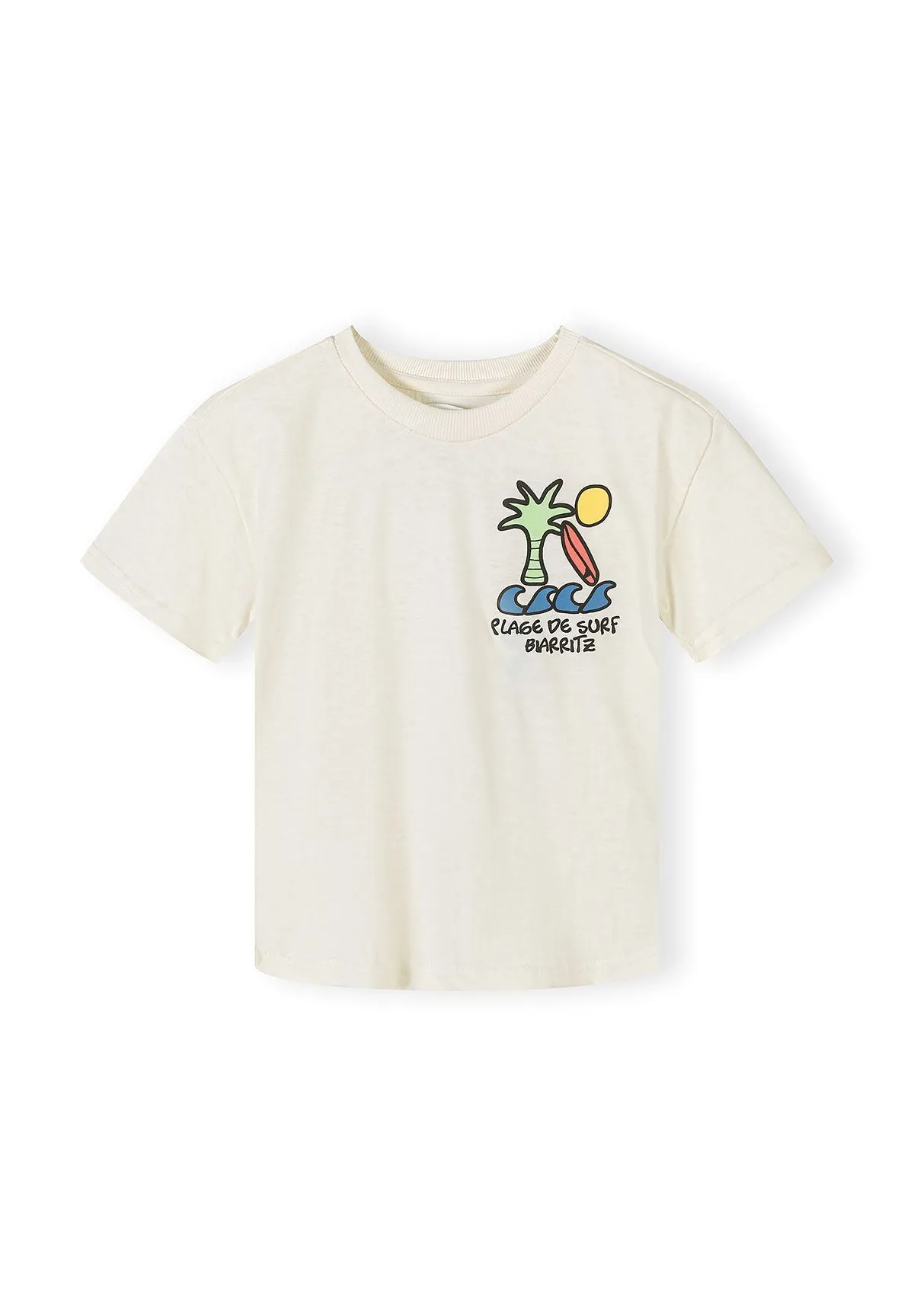 Minoti 44696 sæt t-shirt cargoshorts beige