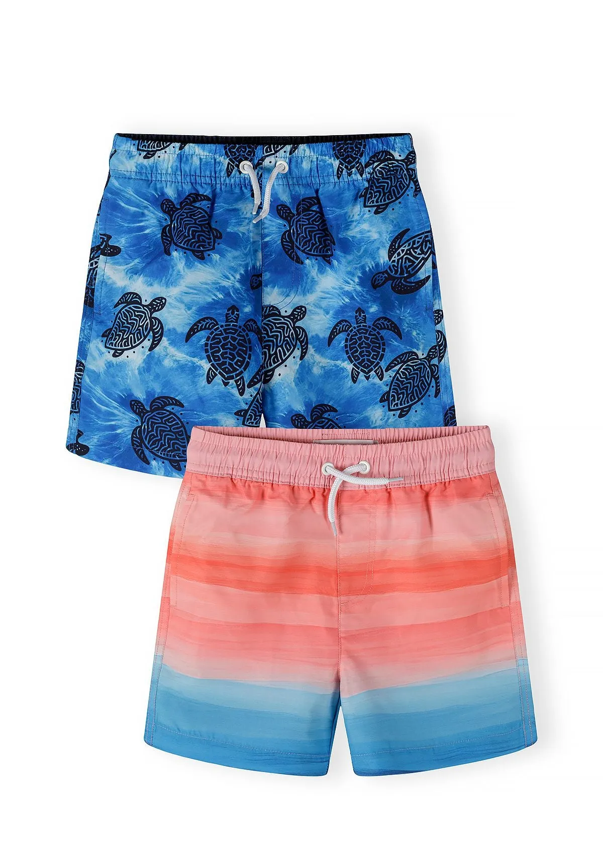 Minoti 44509 badeshorts 2-pak blå til drenge