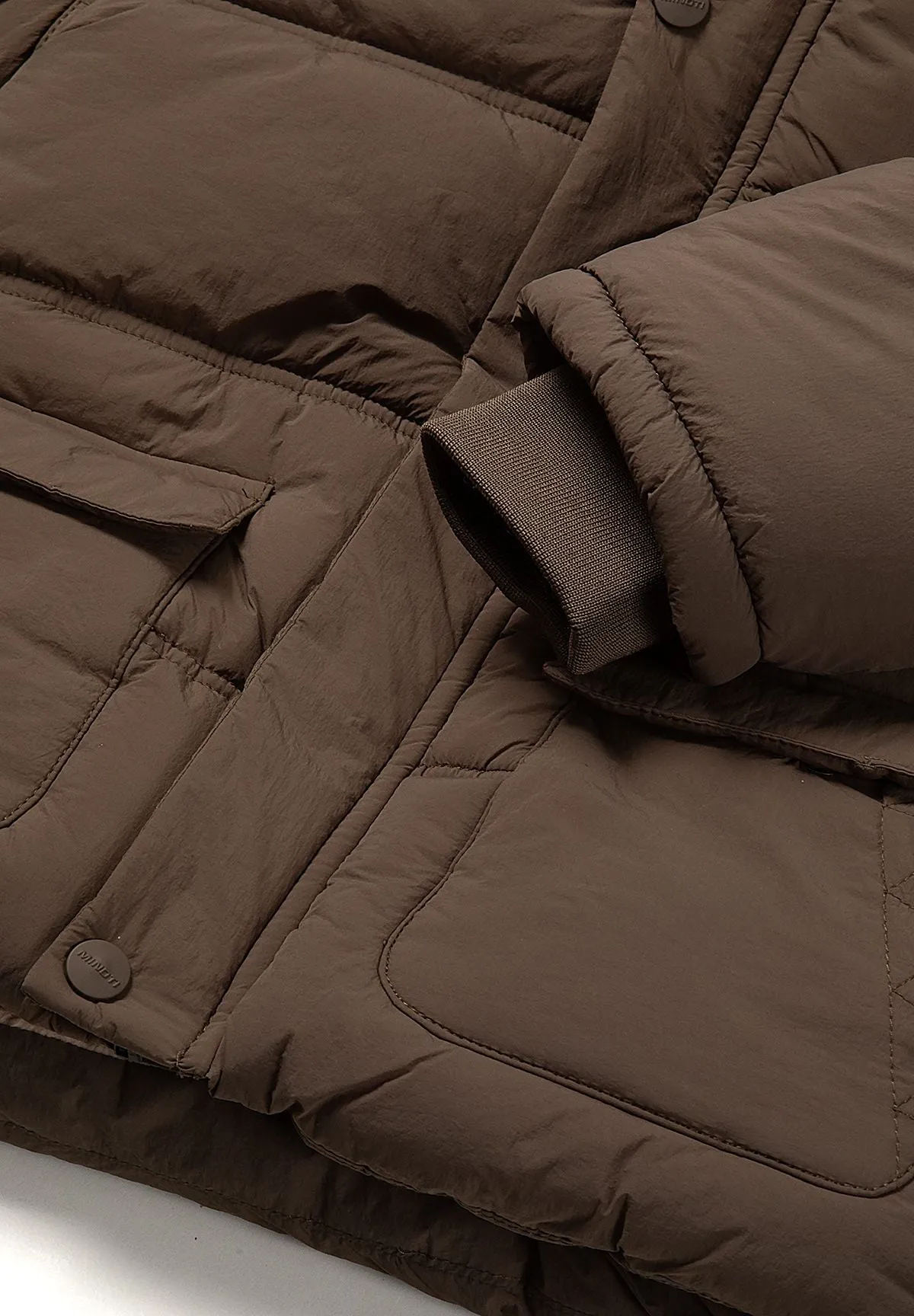 Minoti 45225 vinterfrakke brun teddyfoer
