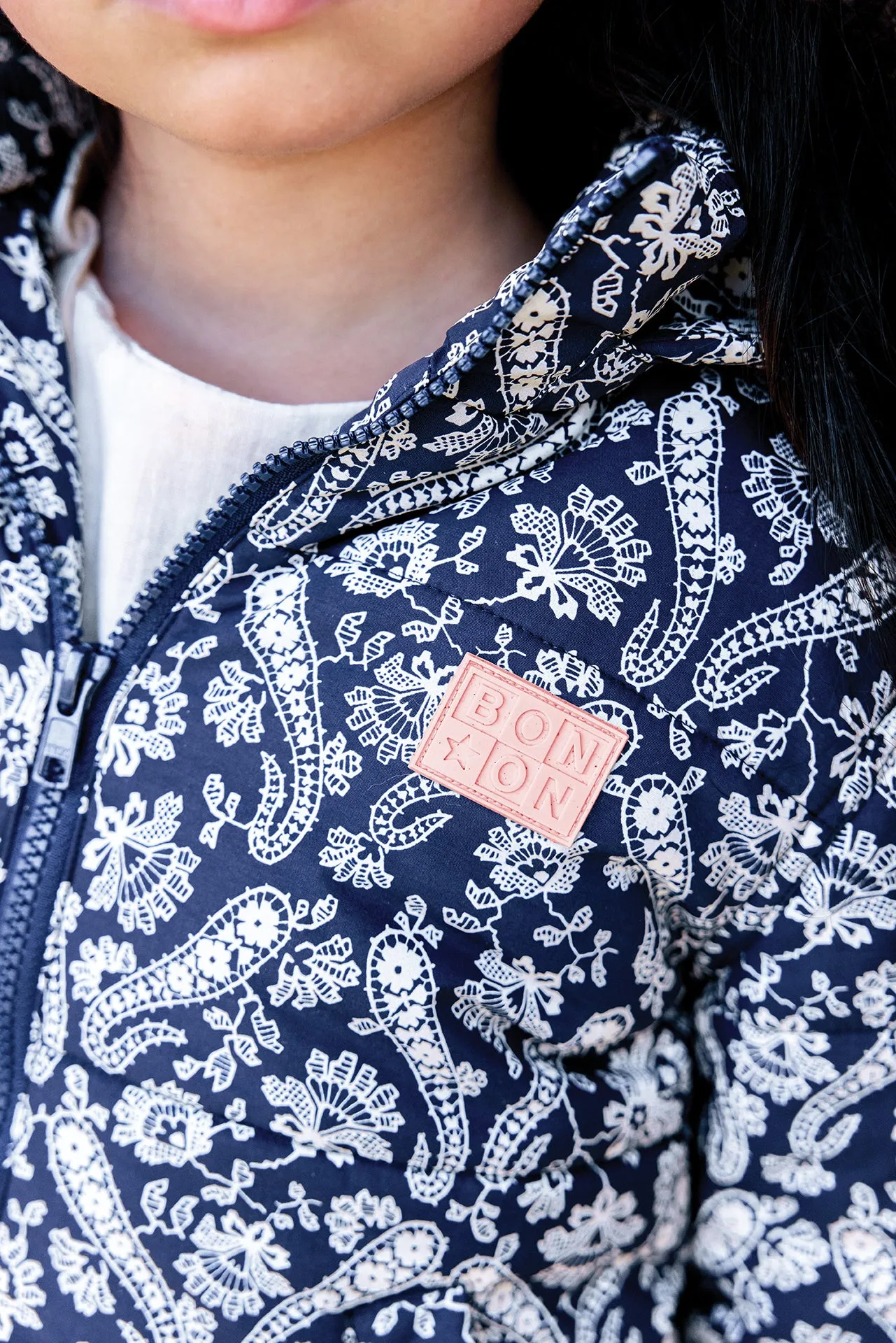 Bonton Moove Bandana børnejakke med bandanamønster