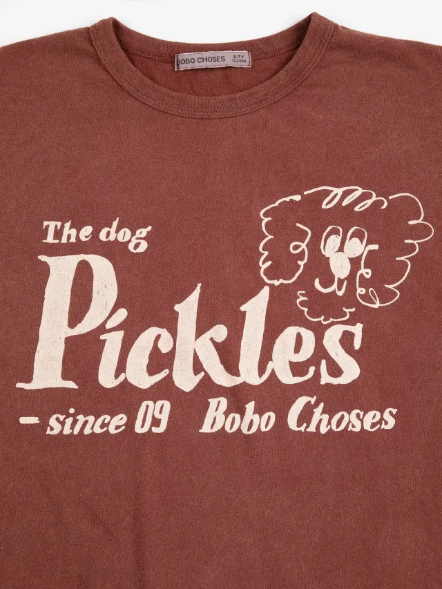 Bobo Choses Pickles The Dog sb126ac005 t-shirt 2-3 år bomuld