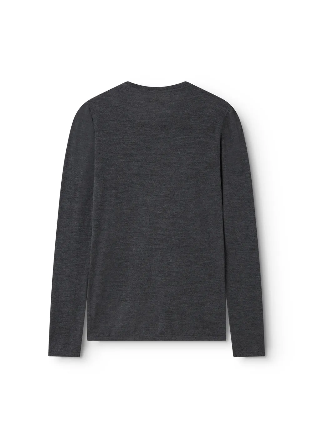 MarMar Tanne W bluse Dark Grey Melange merinould