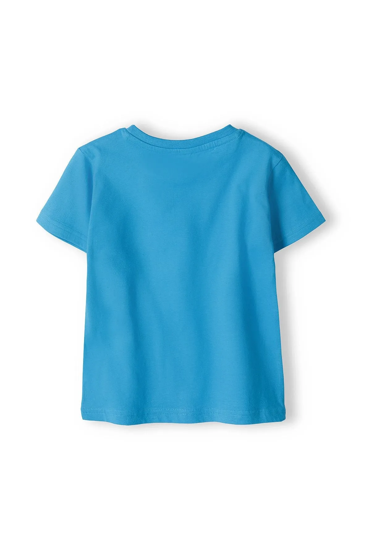 Minoti 38413 t-shirt til drenge turkis bomuld