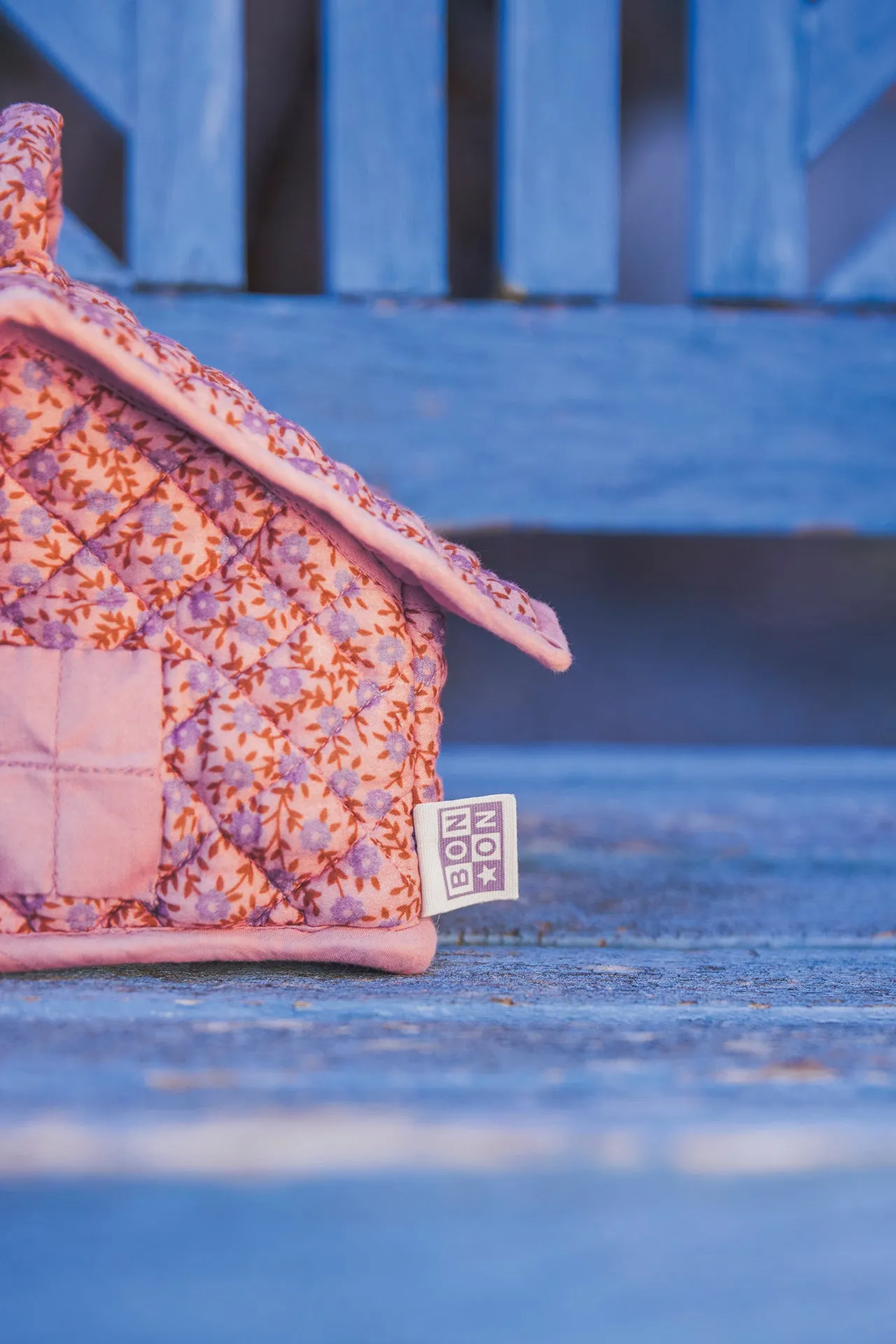 Bonton Casa Foulfleur taske violet bomuld