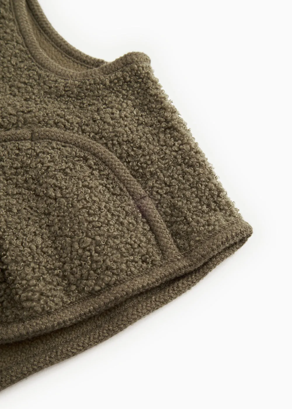 MarMar Ollas Waistcoat teddyvest Crocodile fleece 9M-12år