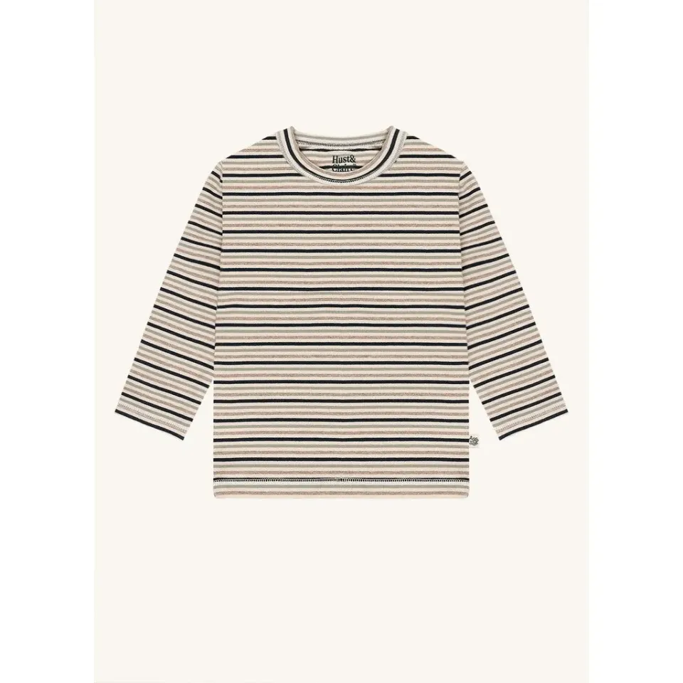 Hust & Claire HCAugust Story bluse french oak stribet