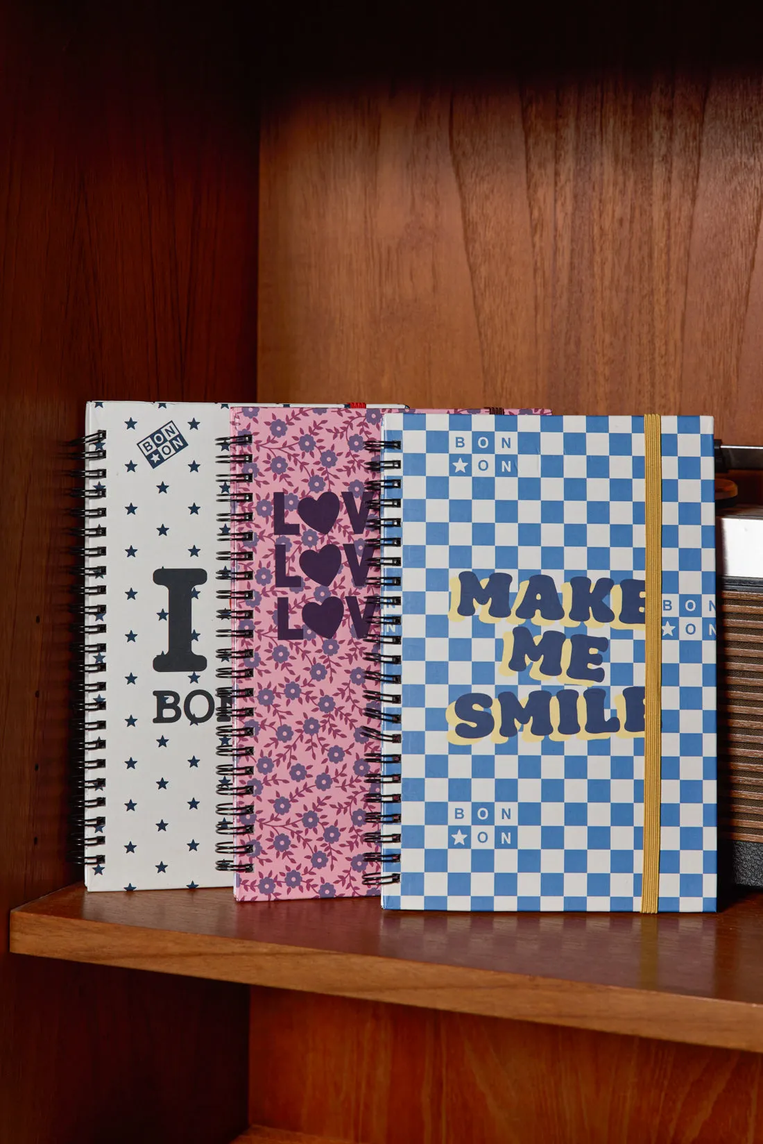 Bonton Love Days Foulfleur notesbog 21x14 cm blomstret