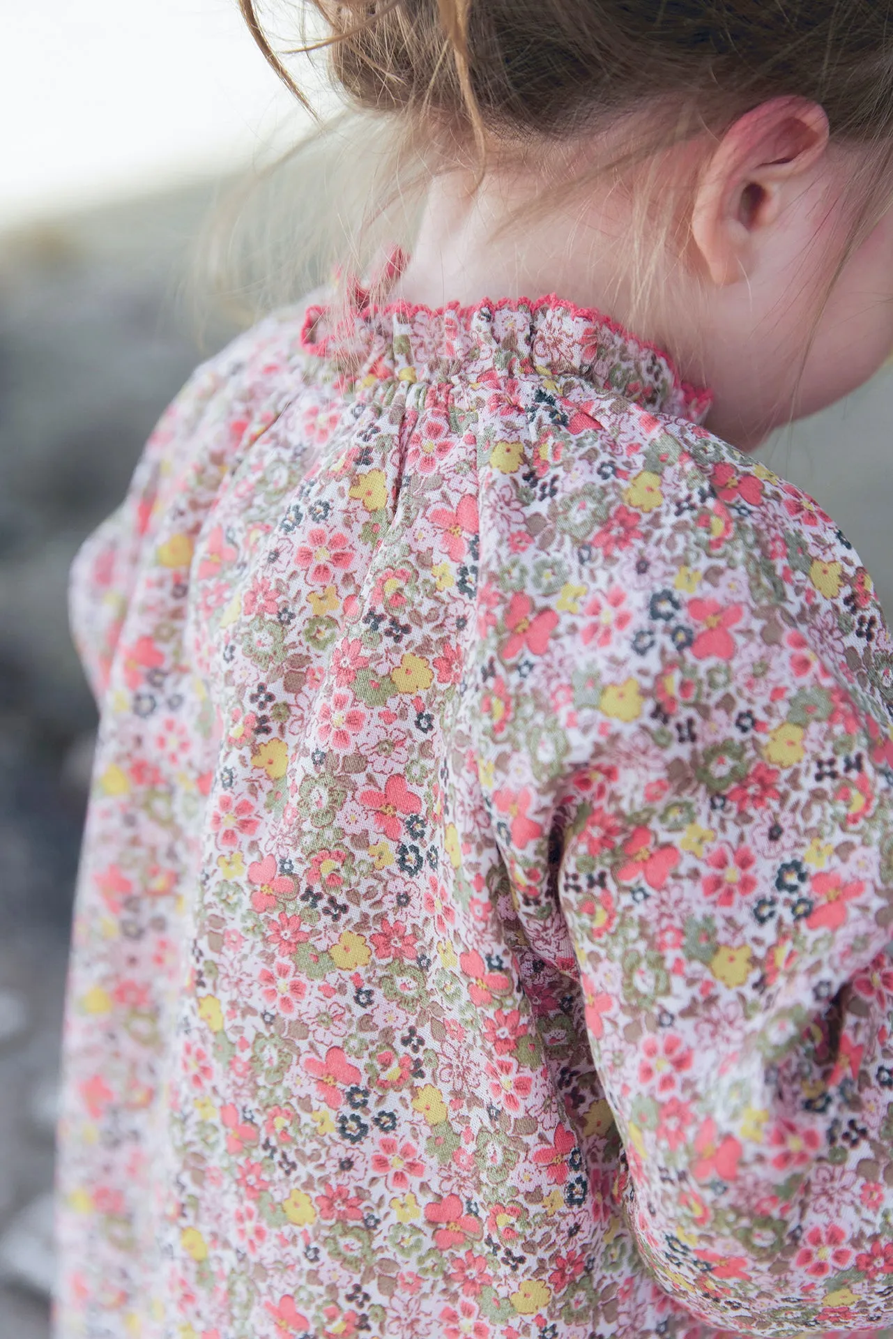 Bonton Mala Meadow kjole blomstret bomuld