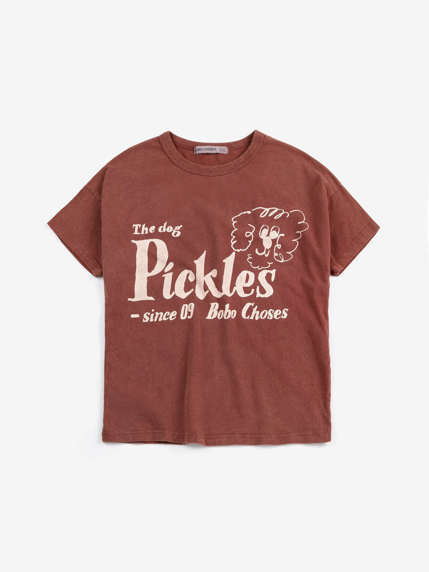 Bobo Choses Pickles The Dog sb126ac005 t-shirt 2-3 år bomuld
