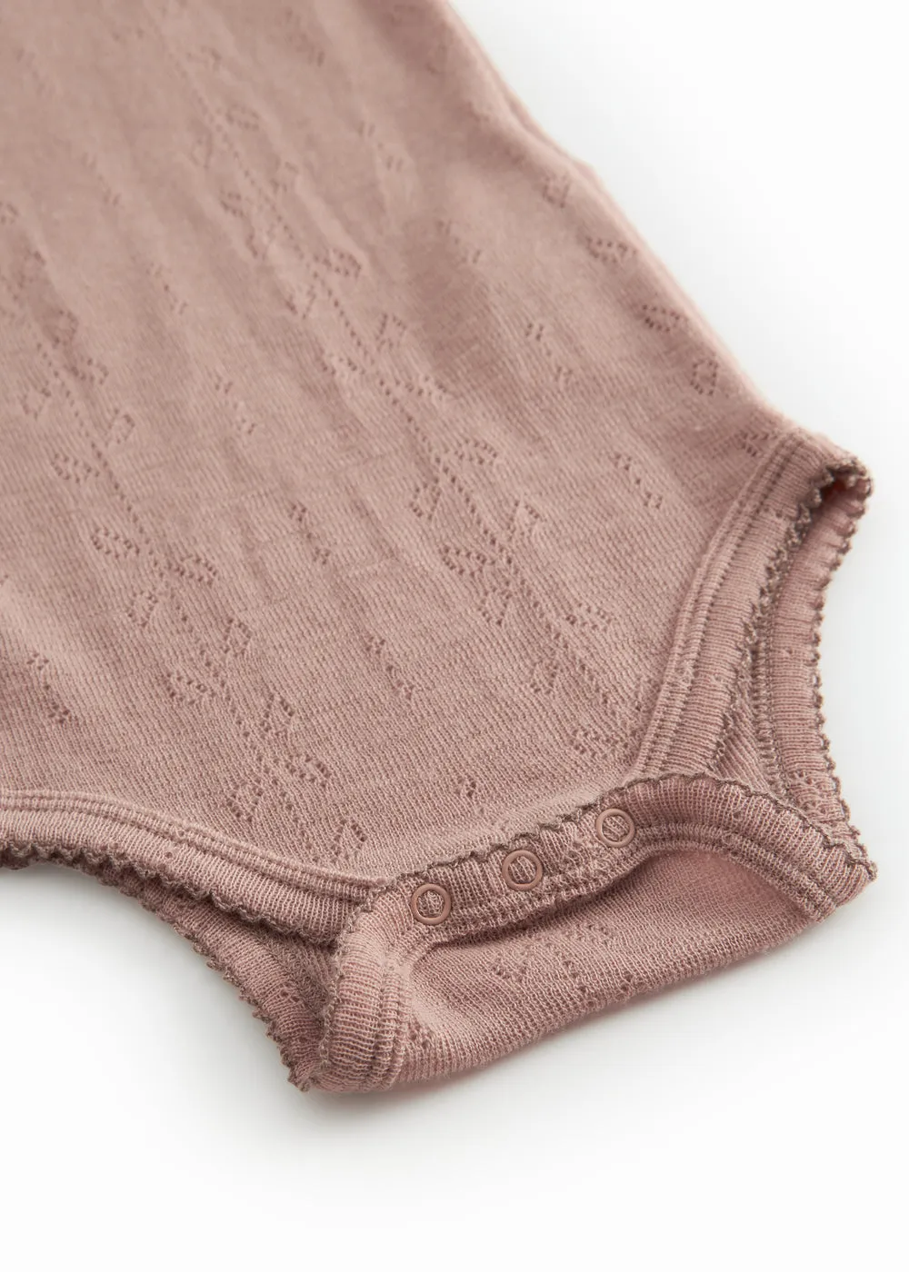 MarMar Jeans Uld Pointelle Bini bodystocking Burnt Rose