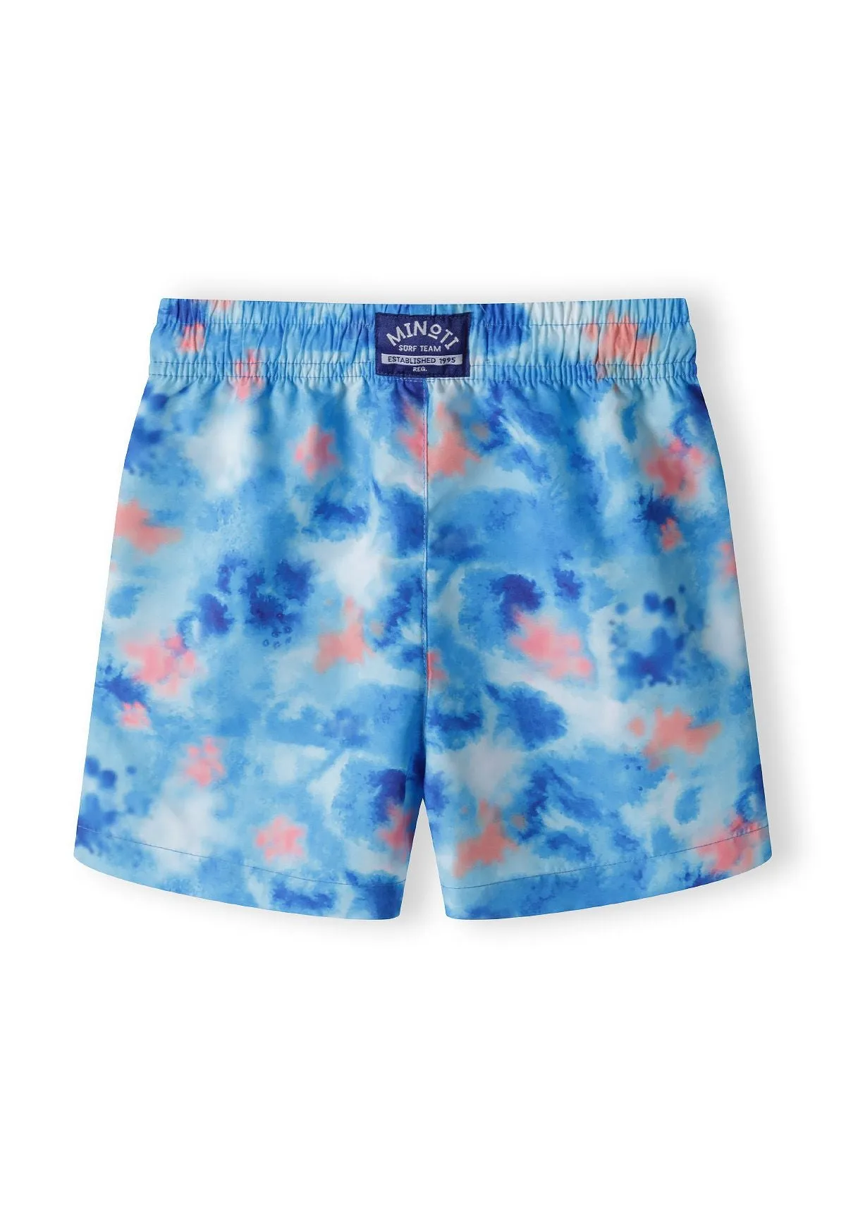 Minoti 42134 badeshorts neonblå batik