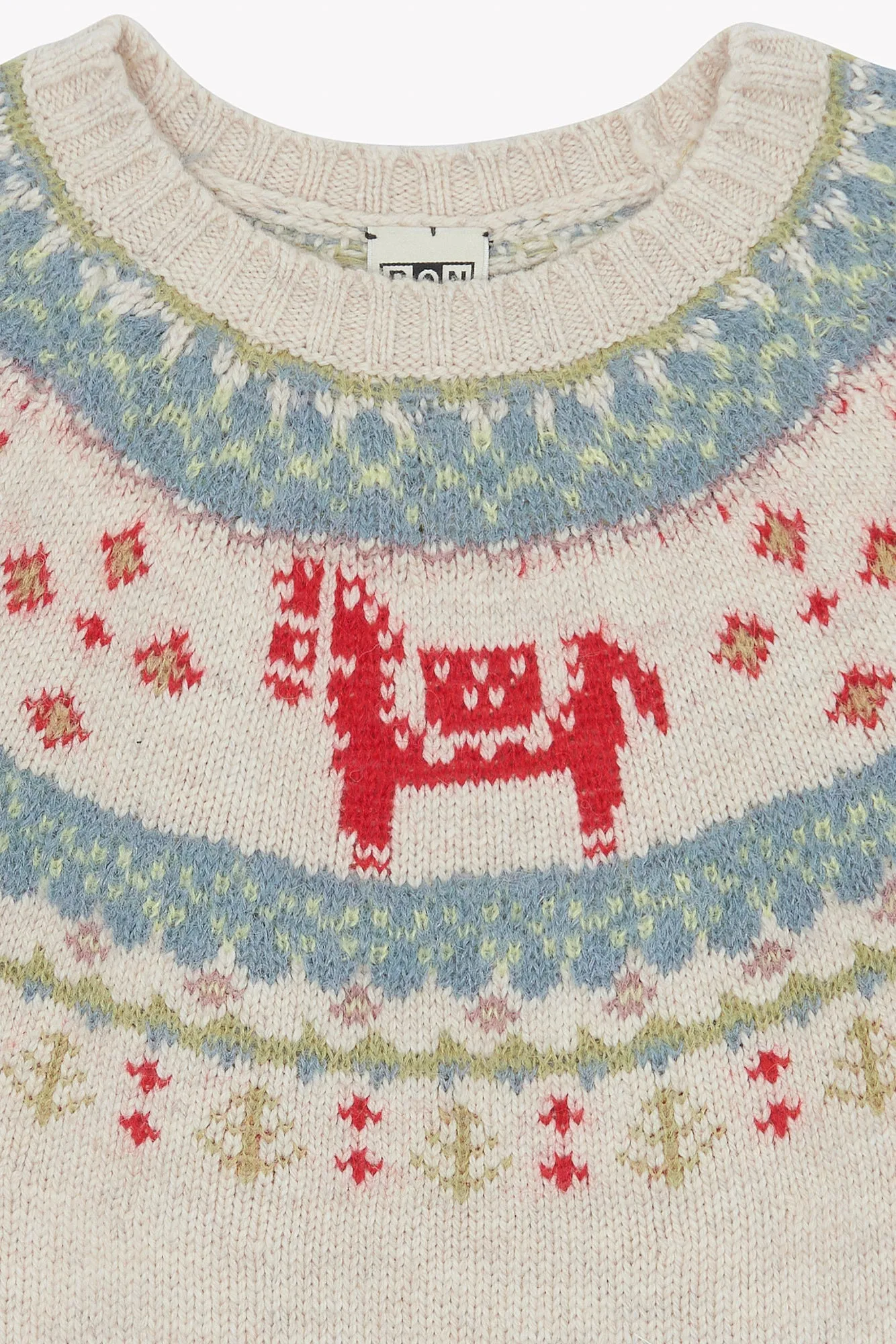 Bonton Mychristmas Mouton pullover ecru dyr