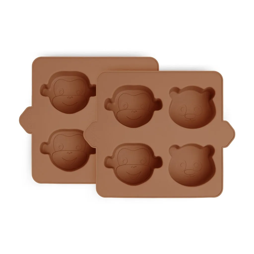 nuuroo Anan silikone bageform 2 stk Caramel Café dyr