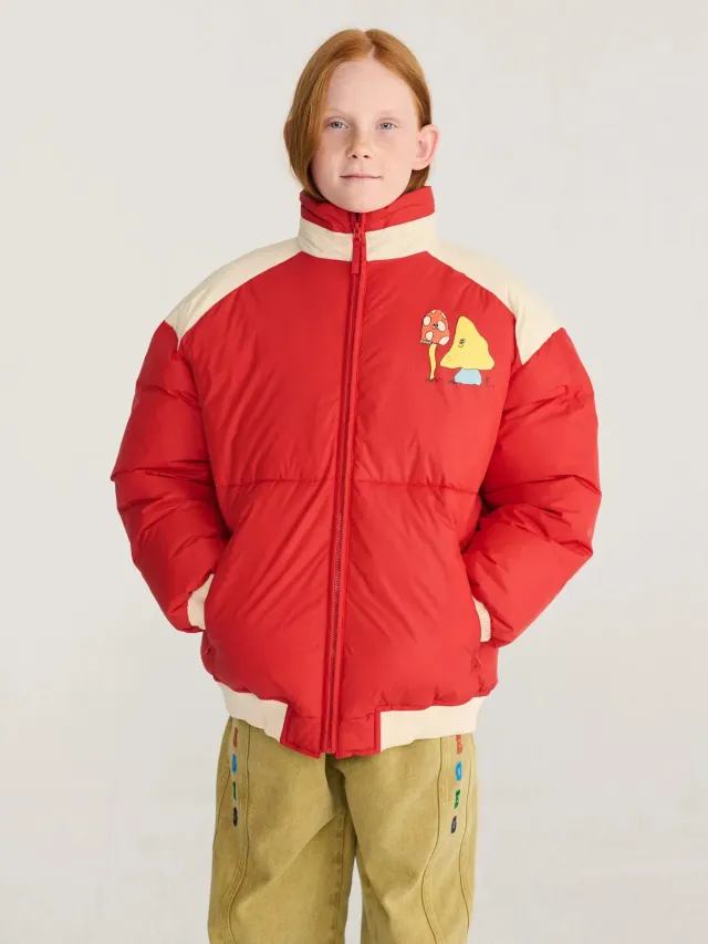 Bobo Choses Mush Monster anorak børnejakke rød 2-13 år