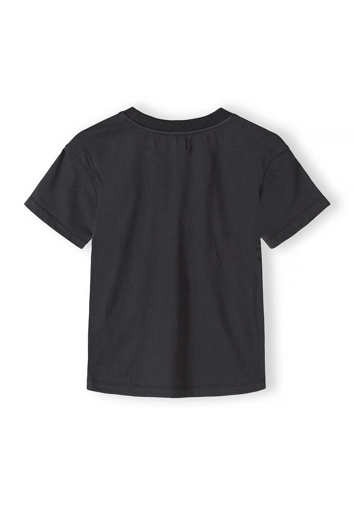 Minoti 42598 sæt grå t-shirt shorts bomuld