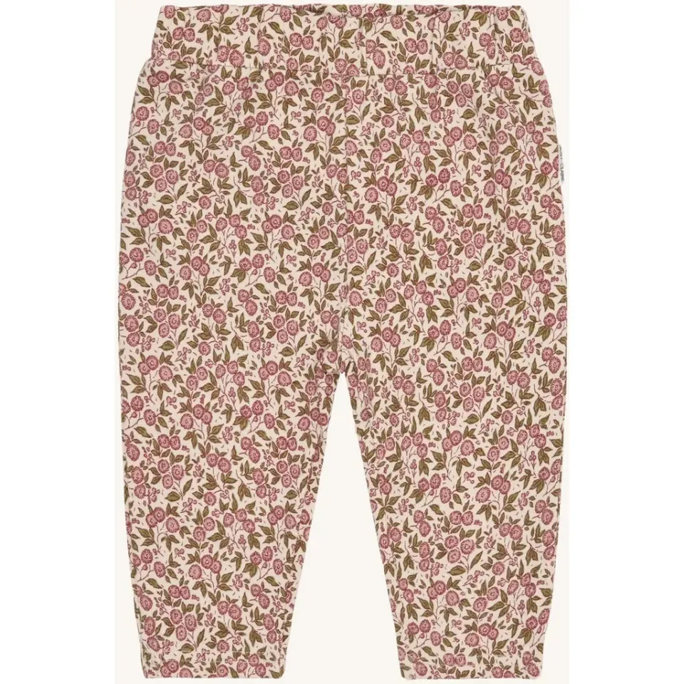 Hust & Claire Trine Flora joggingbukser French Oak økologisk bomuld