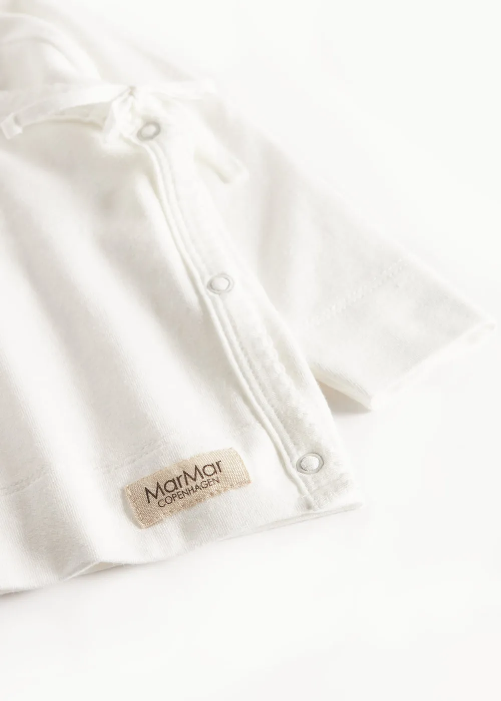 MarMar Tut Wrap LS bluse Gentle White modal nyfødt
