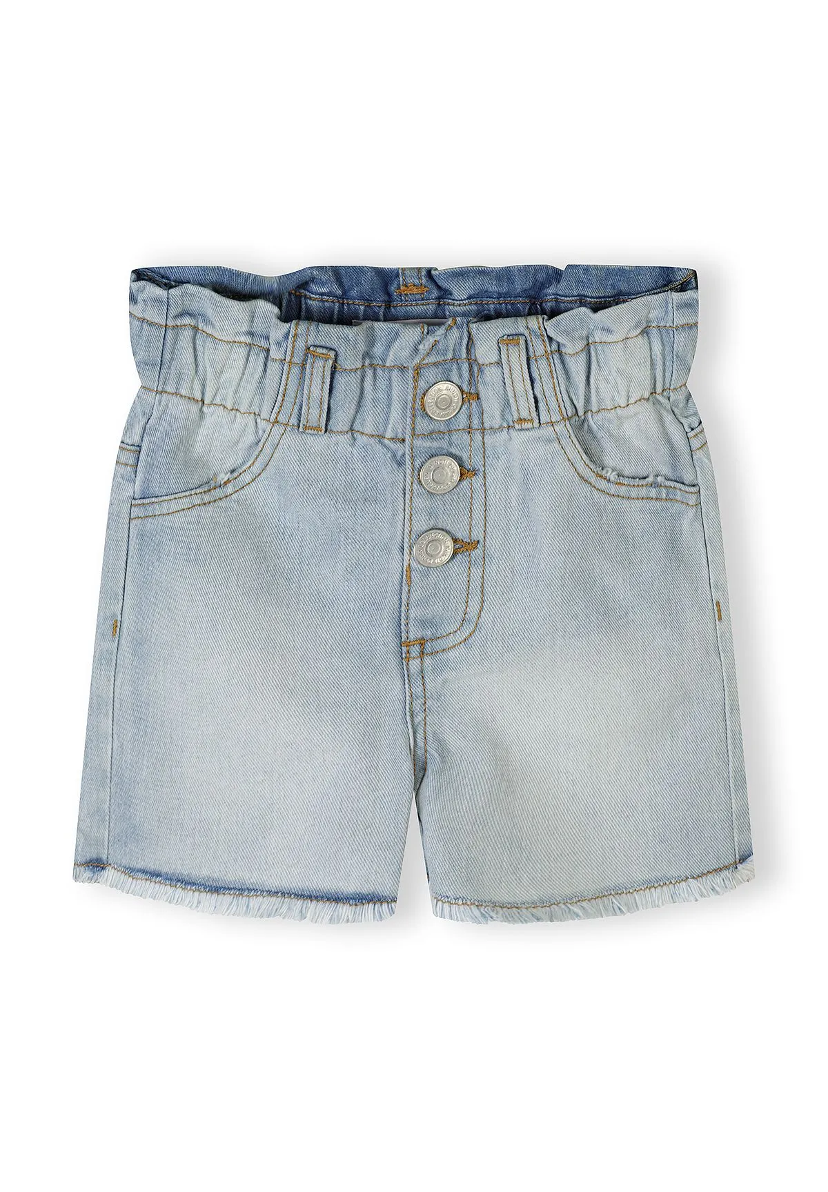 Minoti denim shorts paperbag 2-pak blå 104-172