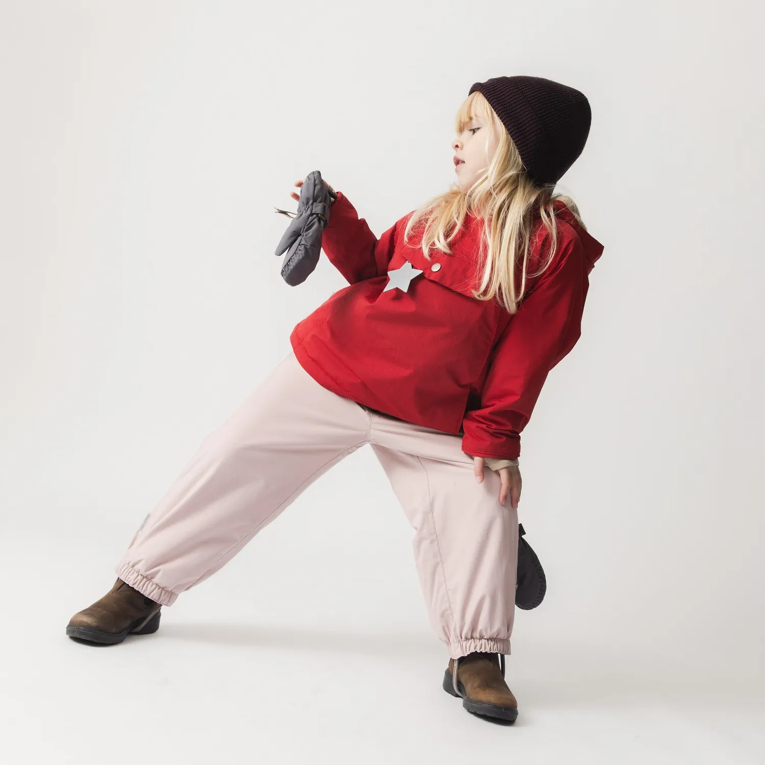 MINI A TURE Matwang vinterjakke 6 år plum kitten
