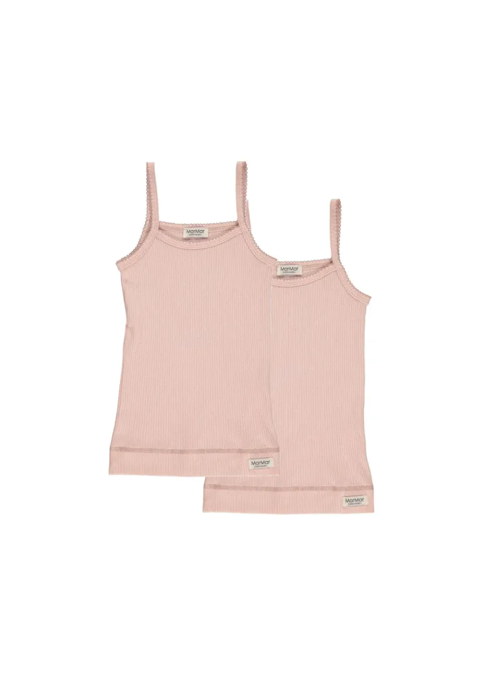 MarMar Strap Vest undertrøje Rose 2-pak modal