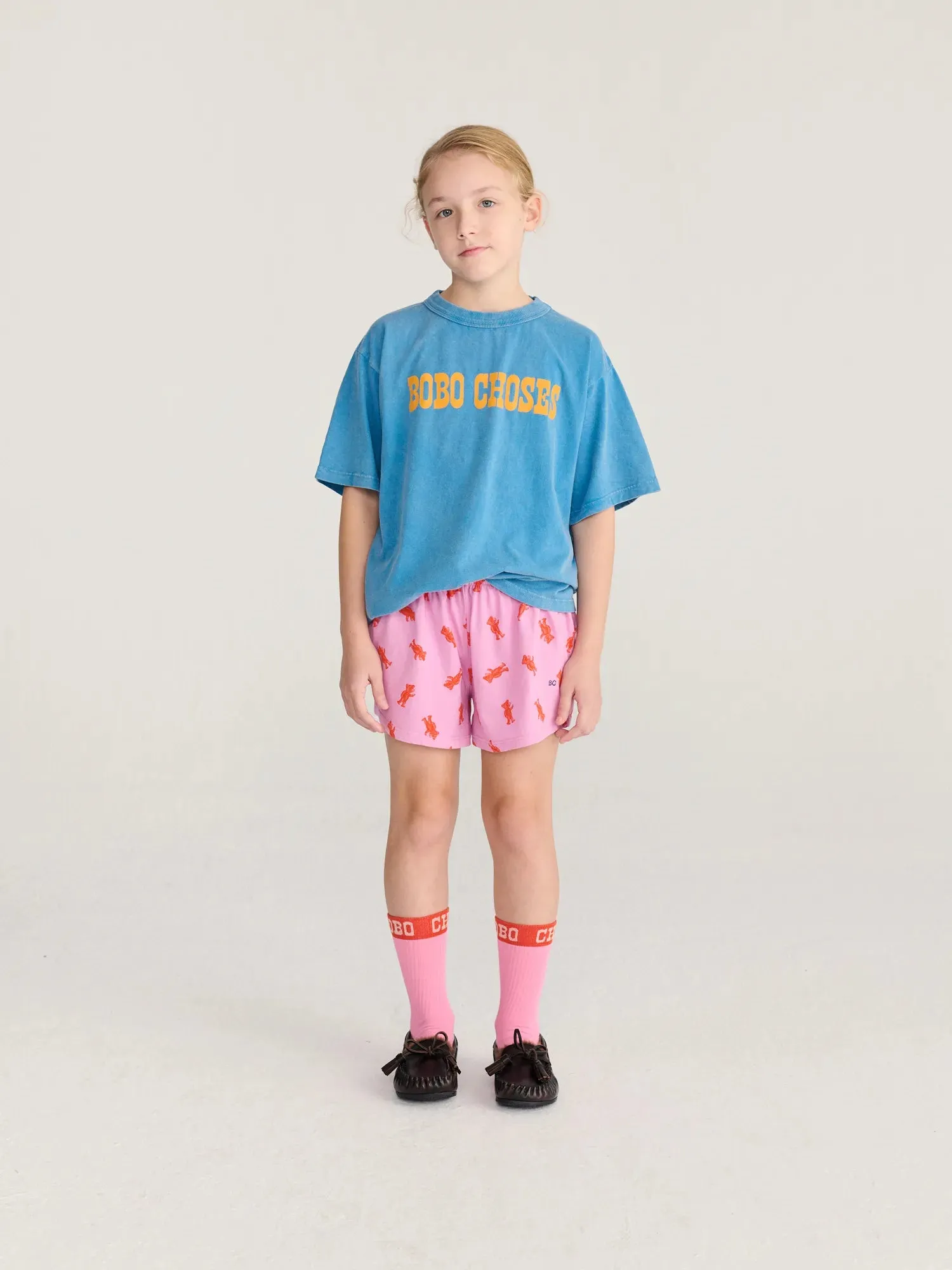 Bobo Choses Pop T-shirt blå t-shirt løs pasform