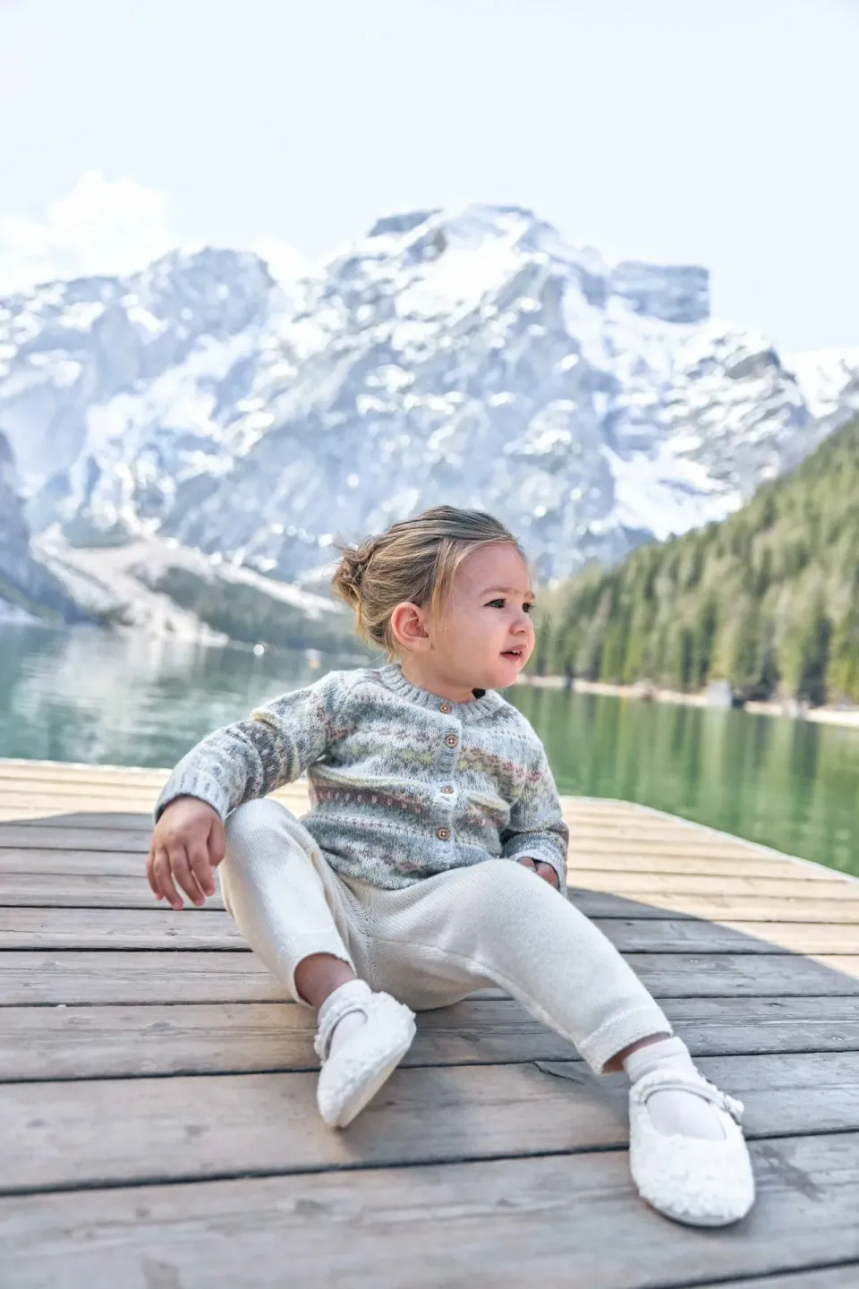 Bonton Mon Lapin legging beige bomuld cashmere