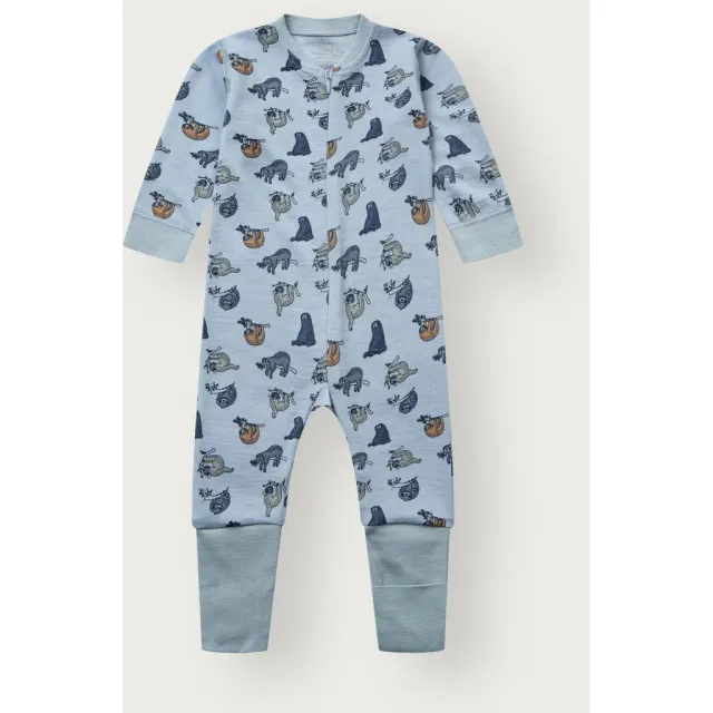 Hust & Claire HC Manu Zip Lazy natdragt Baby Blue uld