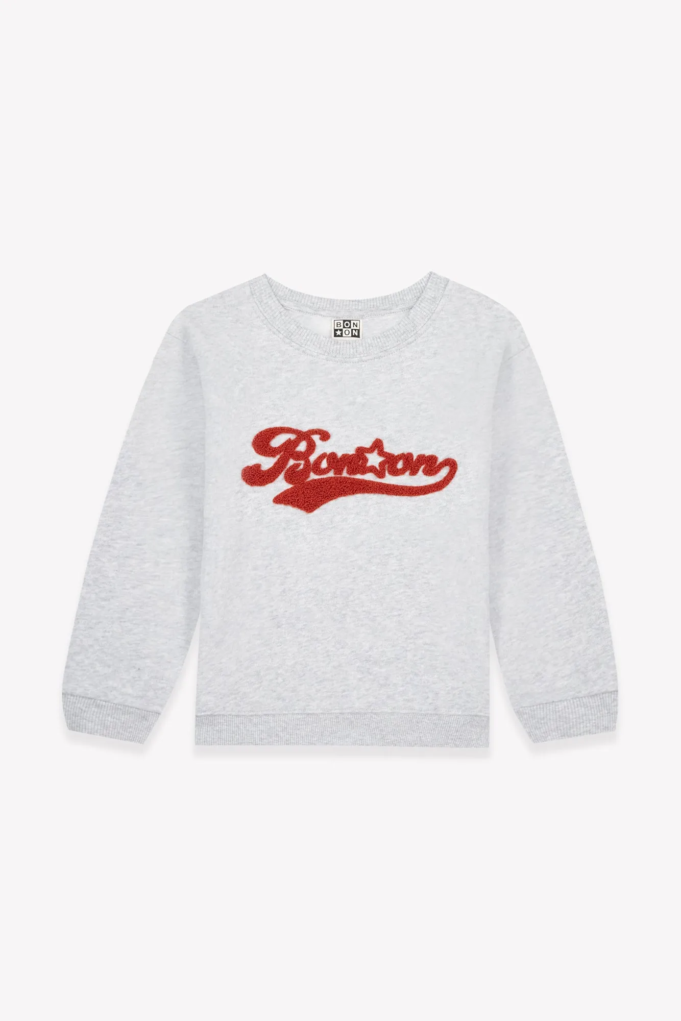 Bonton Smile Gris sweatshirt bomuld vintage