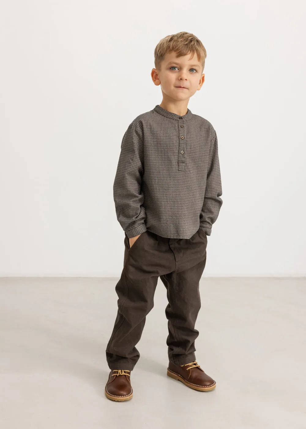 MarMar Tokyo skjorte Houndstooth Check tern