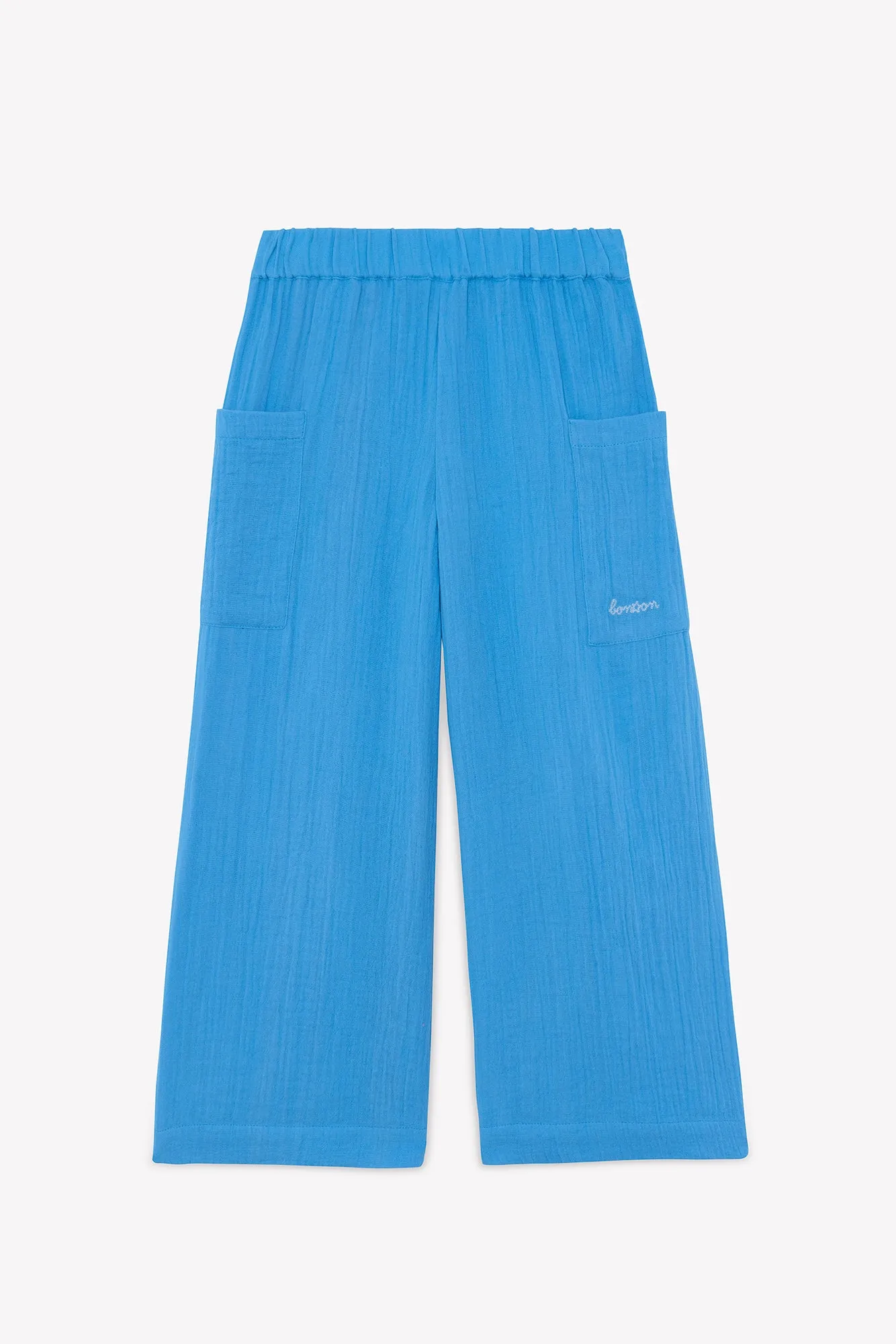 Bonton Lauren Bleu Moyen bukser blå elastiktalje