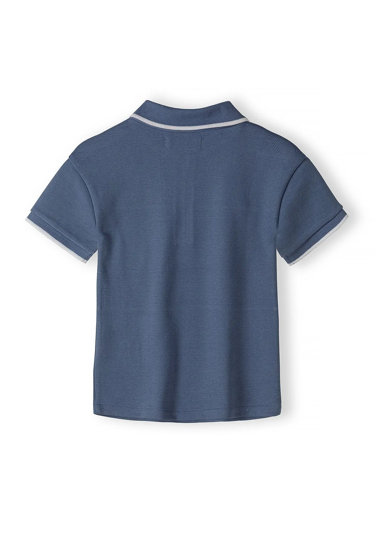 Minoti polo sæt blå colourblock til drenge