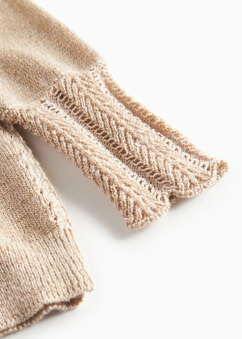 MarMar Copenhagen Tillie B cardigan Gold Glitter strik