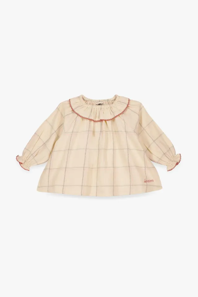 Bonton Solange Carreau Winter bluse ternet flonel