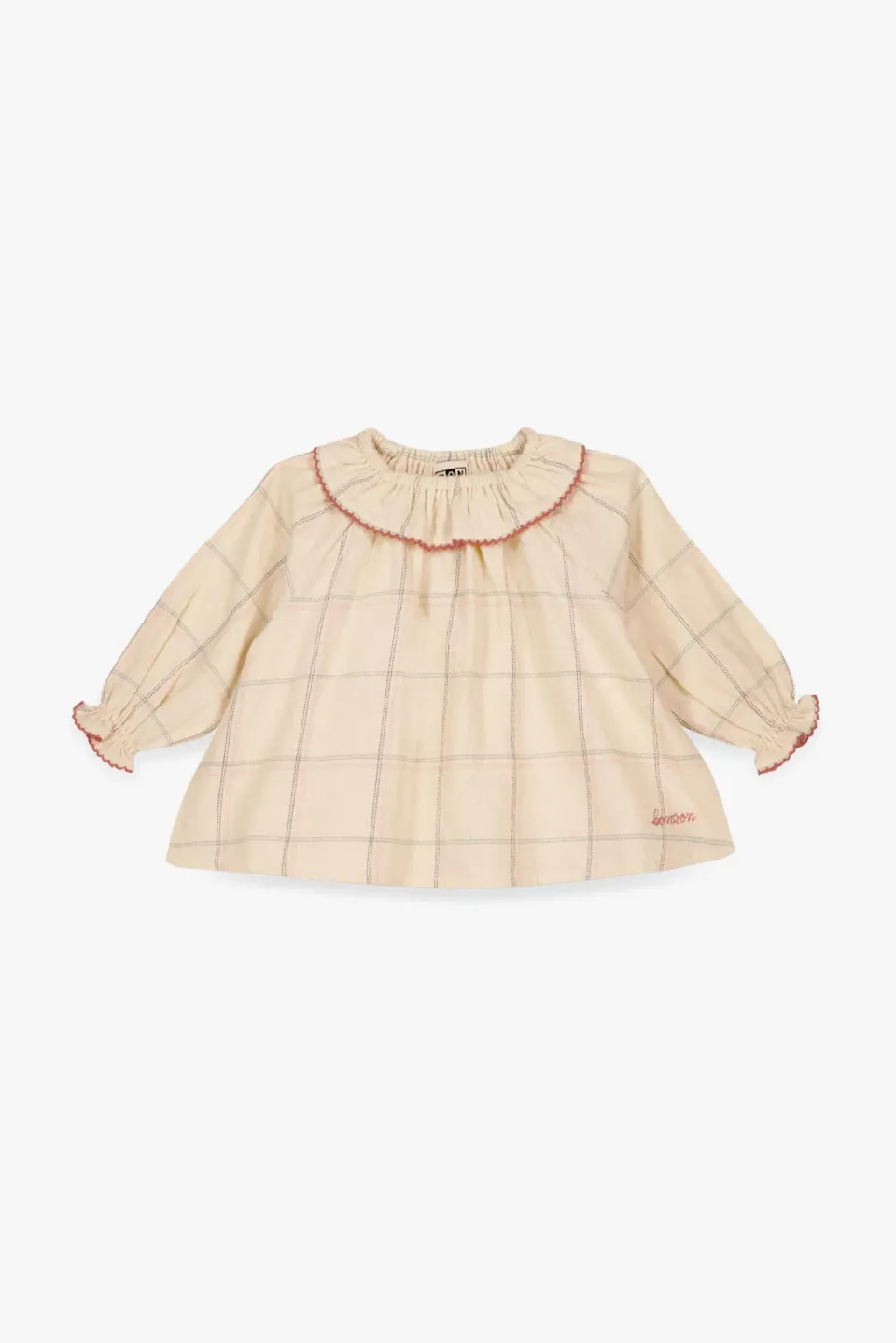 Bonton Solange Carreau Winter bluse ternet flonel