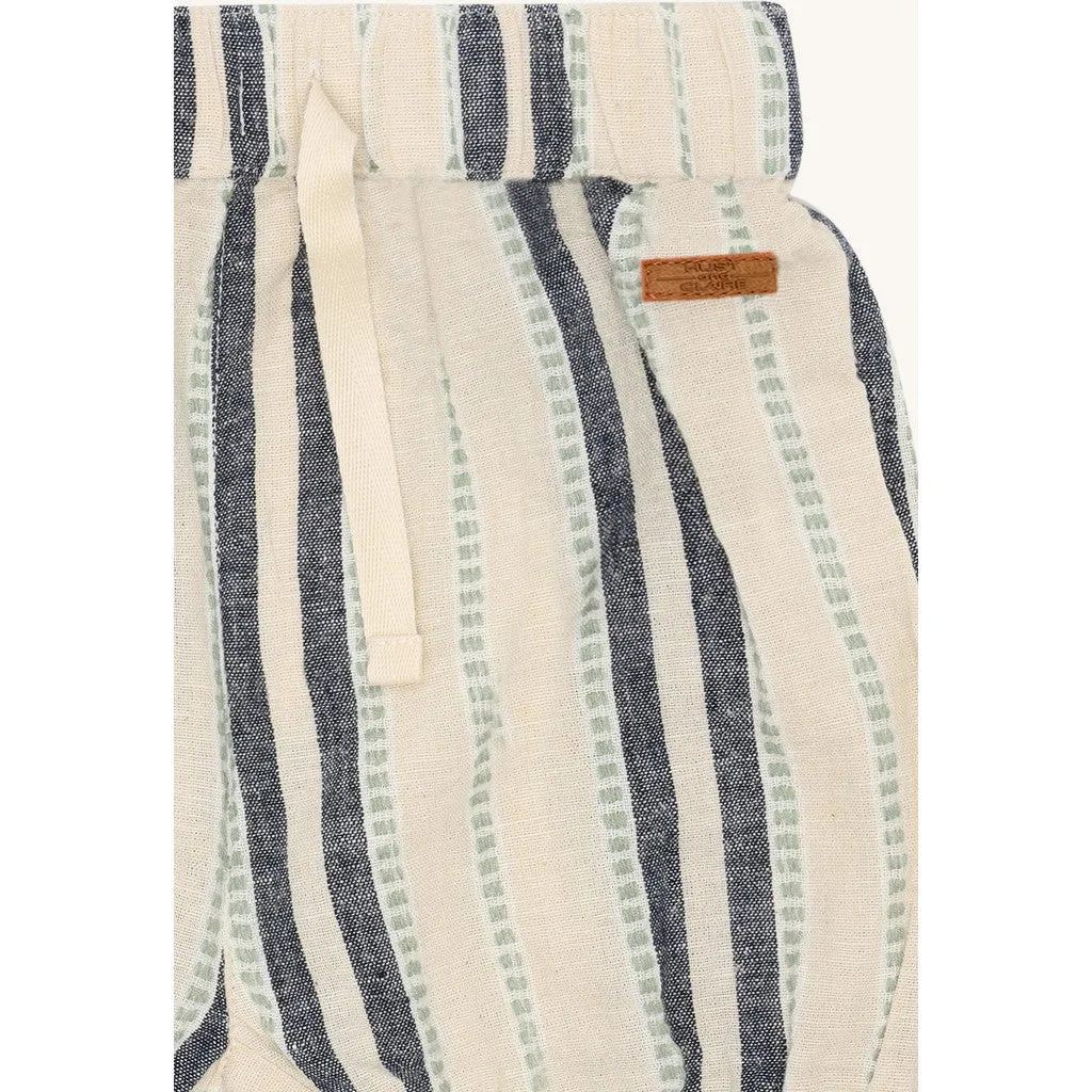 Hust & Claire Herluf Holiday shorts Sandshell hørbomuld