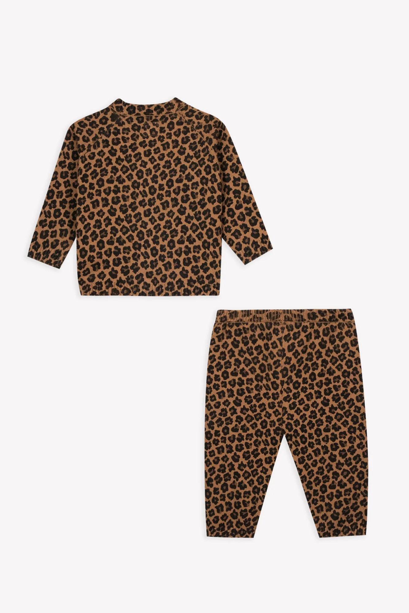 Bonton Toudou Léopard babysæt bomuld 2-delt leopard