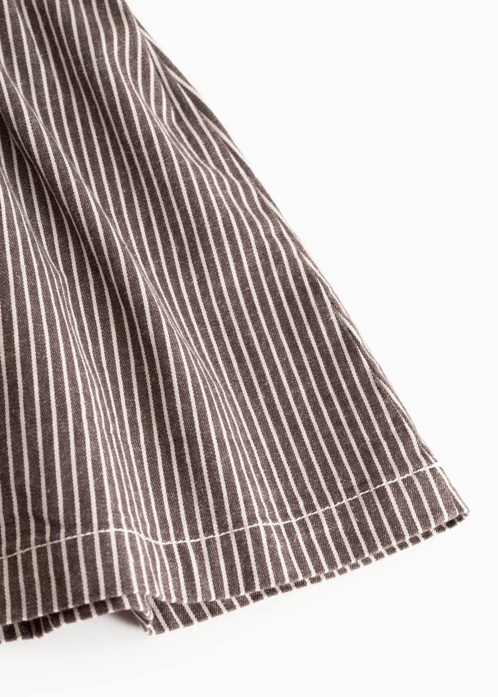 MarMar Sanne kjole Dark Brownie Stripe denim