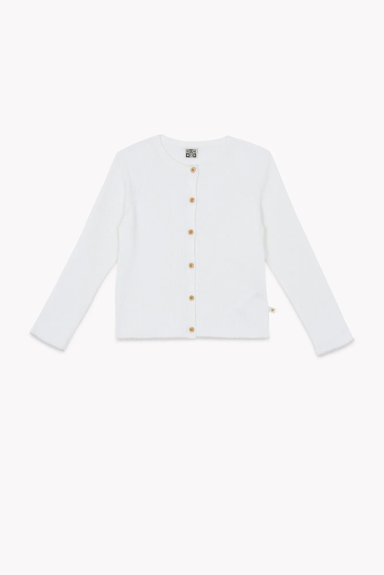 Bonton Lotta cardigan ecru knapper 4A-14A