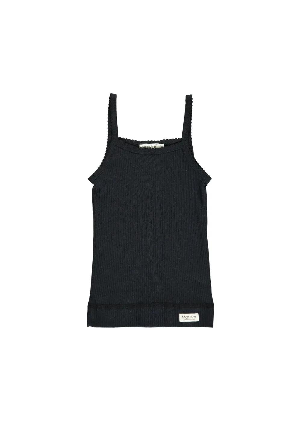MarMar Strap Vest Undertøj Black top 2-pak stroptop